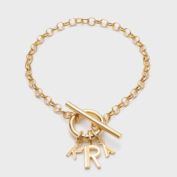 Personalised Family Initial Charm Bracelet, 3 of 10
