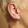 Mini Huggie Hoop Earrings, thumbnail 3 of 6