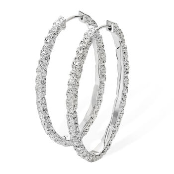 Large Hula Hoop Earrings, 2 of 3