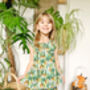 Girls Leopard Cotton Pyjama Short Set Jungle, thumbnail 1 of 6