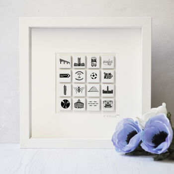 Manchester Personalised Illustrated Wall Art, 2 of 8