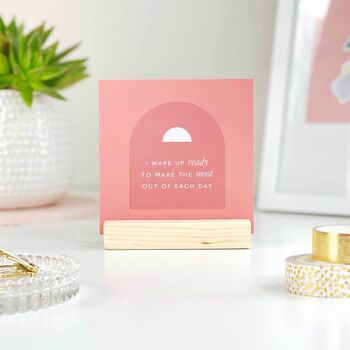Positive Affirmation Cards With Wooden Holder, 7 of 10