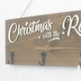 Personalised With Family Name Christmas Stocking Hanger, thumbnail 3 of 8