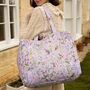 Meadow Creatures Lilac Quilted Tote, thumbnail 6 of 6
