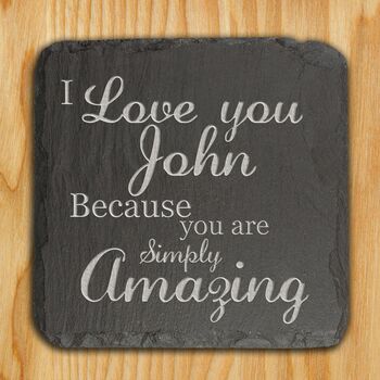 Personalised Heartfelt Slate Keepsake, 3 of 6