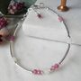 Pink Tourmaline And Moonstone Bracelet, thumbnail 1 of 5