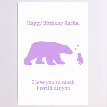 Personalised Birthday Bear Birthday Card, 4 of 7