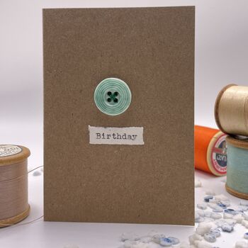 'Birthday' Porcelain Button Card, 3 of 3