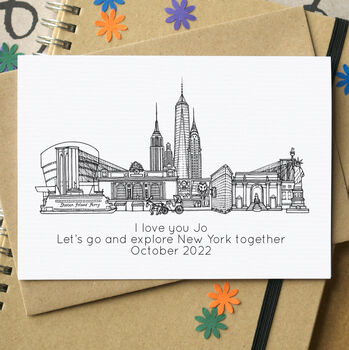 'We're Going To…' Surprise Holiday Reveal Skyline Card, 2 of 9