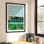 Celtic Football Print Gift Contemporary Stadium Art, thumbnail 8 of 8