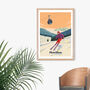 Morillon Ski Resort France Travel Poster Art Print, thumbnail 4 of 8