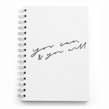 You Can And You Will A5 Wiro Notebook, 2 of 3