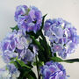 Artificial Hydrangea Flowering Plant Blue, thumbnail 3 of 4