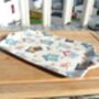 Handmade Sandwich Plate In Beach Huts Design, thumbnail 6 of 10