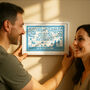 Personalised Landscape Wedding Papercut Print, thumbnail 1 of 6