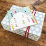 Christmas Skiers Greetings Card, thumbnail 3 of 3