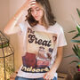 The Great Indoors Women's Slogan T Shirt, thumbnail 1 of 5