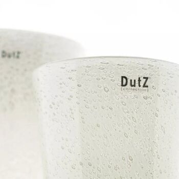 Conic Vase Thick Glass With Bubbles By Dut Z, 7 of 8