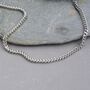 Men's Chunky Wheat Link Stainless Steel Chain, thumbnail 4 of 8