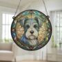 Schnauzer Stained Glass Effect Suncatcher, thumbnail 6 of 6