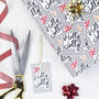 Christmas Wrapping Paper 'Holly Jolly' Xmas Wrap, thumbnail 1 of 3