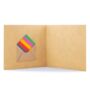 Handmade Hip Hip Hooray Rainbow Personalised Greeting Card, thumbnail 4 of 5