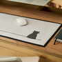 Sitting Cat Desk Mat, thumbnail 5 of 6