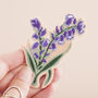 Bluebell Embroidered Patch, thumbnail 2 of 7