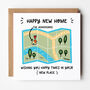 Personalised Relocating Moving Home Card, thumbnail 1 of 4