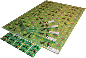 'Cat Wrapping Paper' Recycled Wrapping Paper, 5 of 8