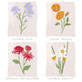 Family Meadow Birth Flower Print, thumbnail 3 of 4