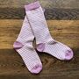 Ladies Alpaca Stripey Socks, thumbnail 4 of 11