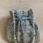 Light Blue Handcrafted Mirror Potli Bag, thumbnail 6 of 10