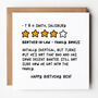 Funny Brother In Law Birthday Card Four Star Review, thumbnail 1 of 2