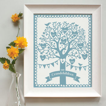 Personalised Framed Family Tree, 2 of 5
