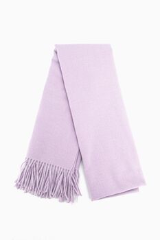 Lucia Heavyweight Scarf Lilac, 5 of 6