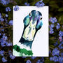 Inky Mallard Silk Postcards, thumbnail 4 of 6