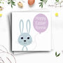 Personalised Hoppy Easter Bunny Card, thumbnail 4 of 5