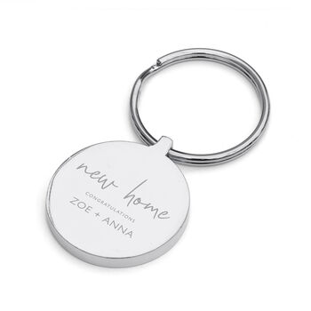 Personalised New Home Keyring, 4 of 6