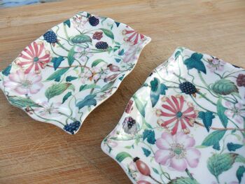 Set Of Two Handmade Soap Dishes In Bramble Design, 6 of 6