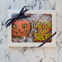 Halloween Iced Biscuit Gift, Pre Order, Pumpkin Kitty, thumbnail 7 of 10