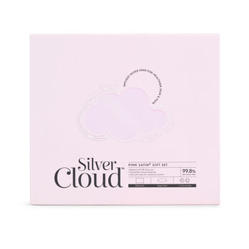 Silver Cloud Pink Satin Giftset Infused With Silver Ions, 3 of 4