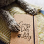 Personalised 'Crazy Dog Lady' Cork Notebook, thumbnail 1 of 5