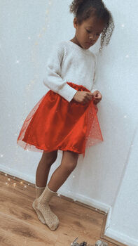 Red Sequin Tutu Dress, 3 of 8