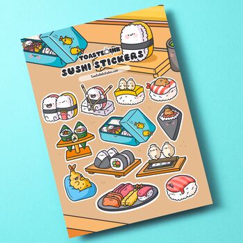 Sushi Sticker Sheet | Cute Stickers, 2 of 5