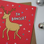 Christmas Reindeer Card, thumbnail 2 of 5