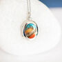 Personalised Mohave Turquoise Locket In Sterling Silver, thumbnail 3 of 12