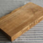 Waney Edge Chopping Board | Personalised Solid Oak, thumbnail 2 of 11