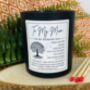 Personalised Mother Of The Bride Wedding Day Candle, thumbnail 2 of 11