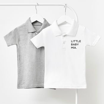 Little One Personalised Children's Polo Shirt, 2 of 3
